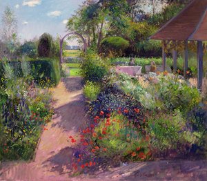 庭園でのモーニングブレイク、1994 作： Timothy Easton